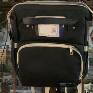 Xmwealthy new diaper bag black carry all